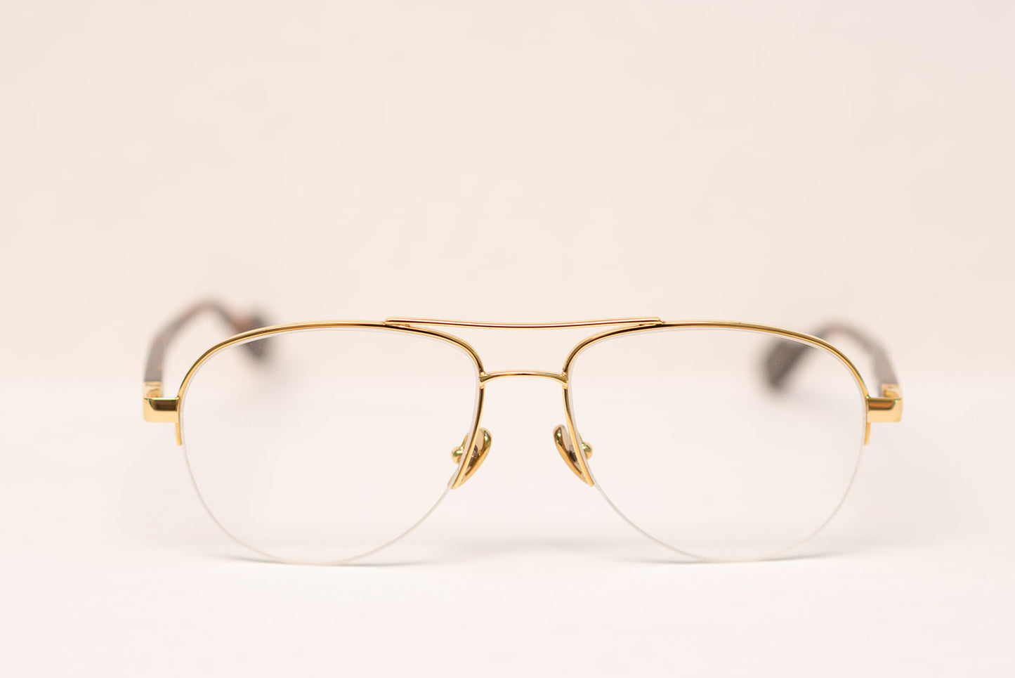 22K Gold Aviator Metal Optical Eyewear
