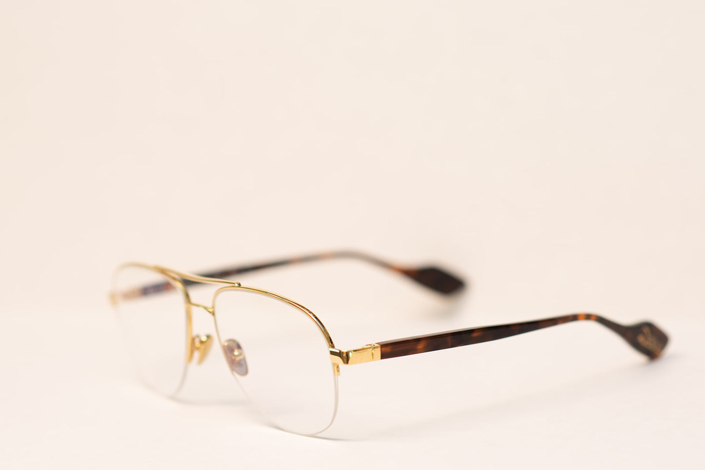 22K Gold Aviator Metal Optical Eyewear